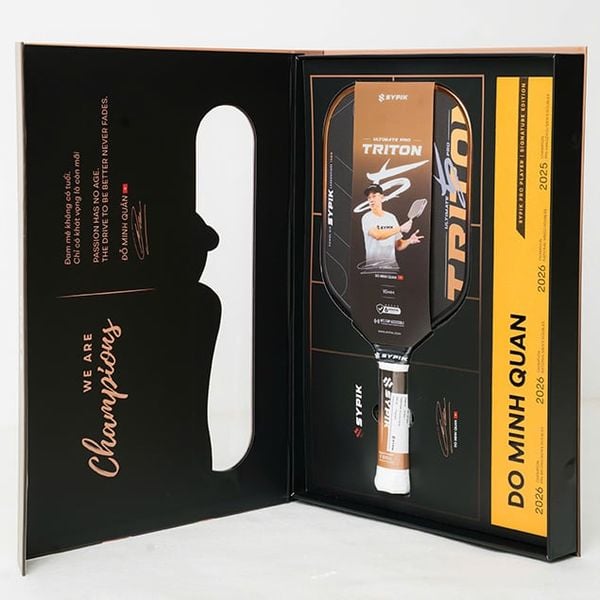 Vợt Pickleball Sypik Triton 5 Signature Full Box Limited Edition Chính Hãng