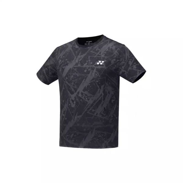 Áo cầu lông Yonex TRM3509 màu Black họa tiết xám than
