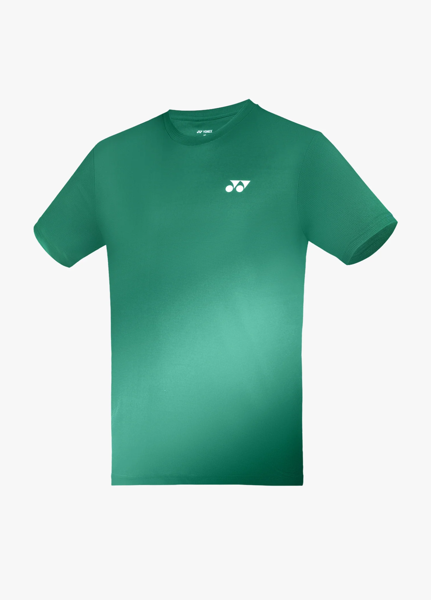 Áo cầu lông Yonex TRM3479 màu Winter Green, chuyển sắc từ xanh lá đậm ở vai xuống xanh lá sáng ở gấu