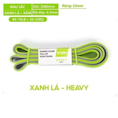 Dây kháng lực tập toàn thân Powerband chất liệu cao su 100% Yasu