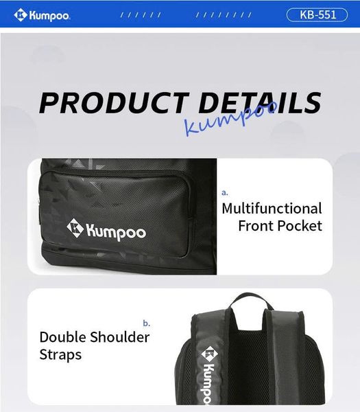 Balo Pickleballl Kumpoo KB - 551 Chính Hãng