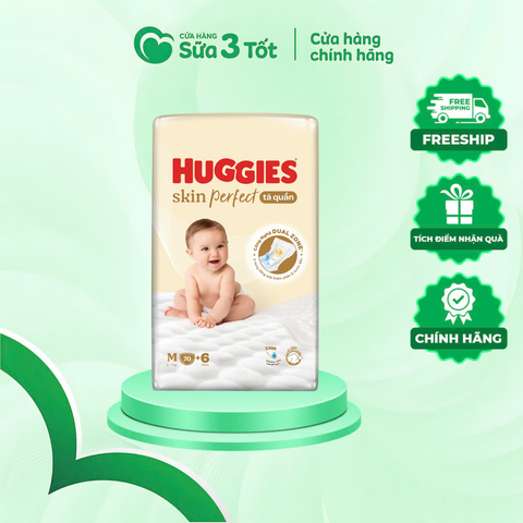 Bỉm Huggies Skin Perfect - Quần - M70 (6-11Kg)