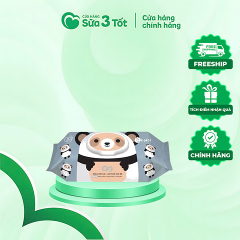 Khăn Ướt Cao Cấp Agi Màu Xám Ghi 80 Tờ