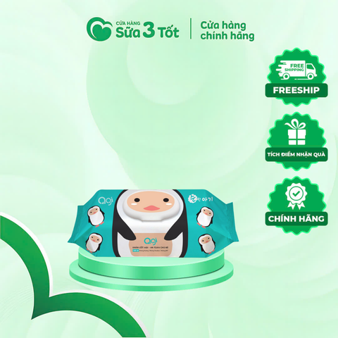 Khăn Ướt Cao Cấp Agi Màu Xanh Dương 100 tờ