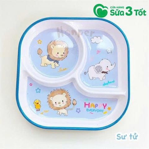 Khay Ăn Dặm 3 Ngăn Honper - HP2409 - Các Hình