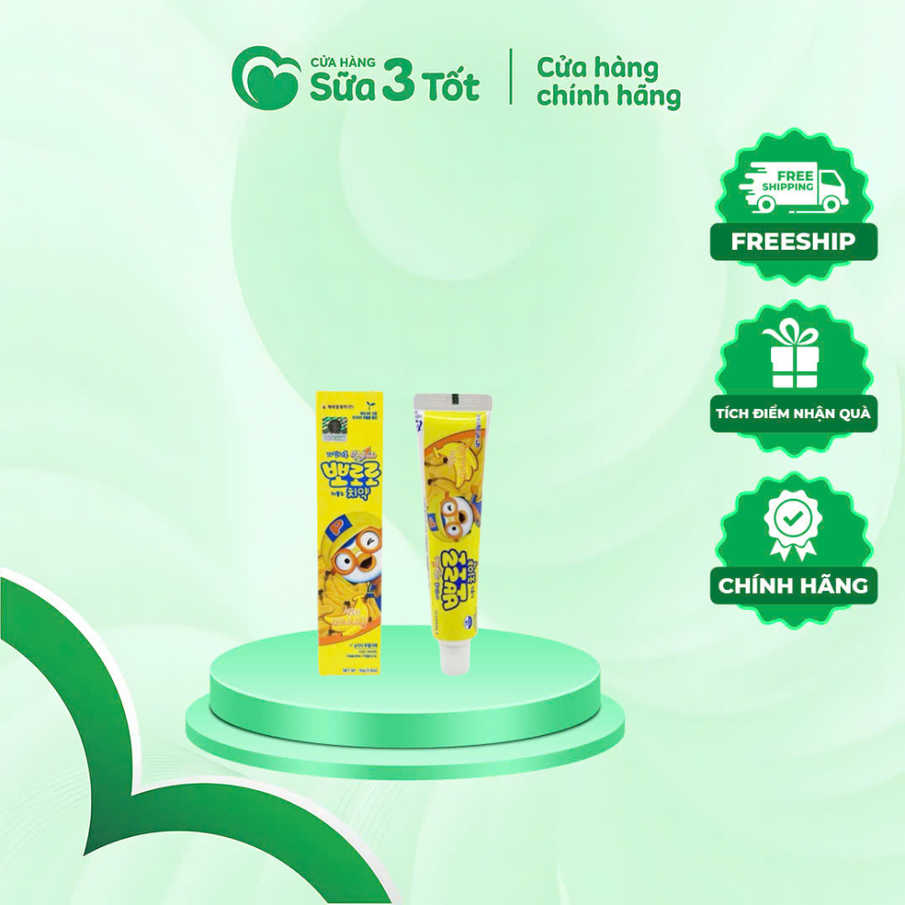 Kem Đánh Răng Pororo Trẻ Em Vị Chuối - 50G