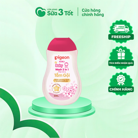 Sữa Tắm Gội Sakura Pigeon - 200ml