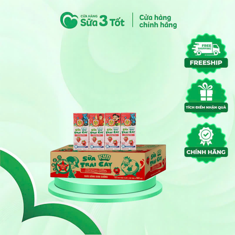 STC Kun Hương Dâu - Thùng 48 hộp - 110ml