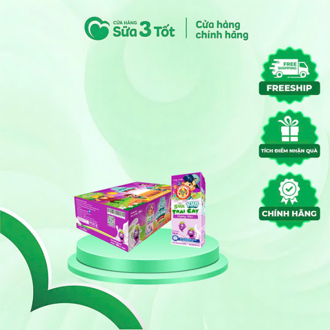 STC Kun Hương Nho - Thùng 48 hộp - 180ml