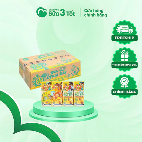 STC Kun Hương Trái Cây Nhiệt Đới - Thùng 48 hộp - 180ml