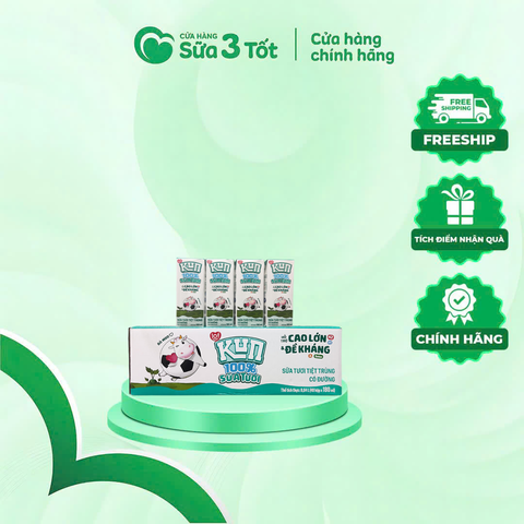 STTT Kun Có Đường - Thùng 48 hộp - 180ml