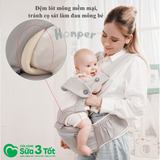Địu Ngồi Cao Cấp 9 Tư Thế Honper - HP611 - Các Màu
