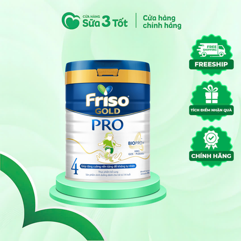 Sữa Bột Frisolac Gold Pro Số 4 (3-6 tuổi) - 800G