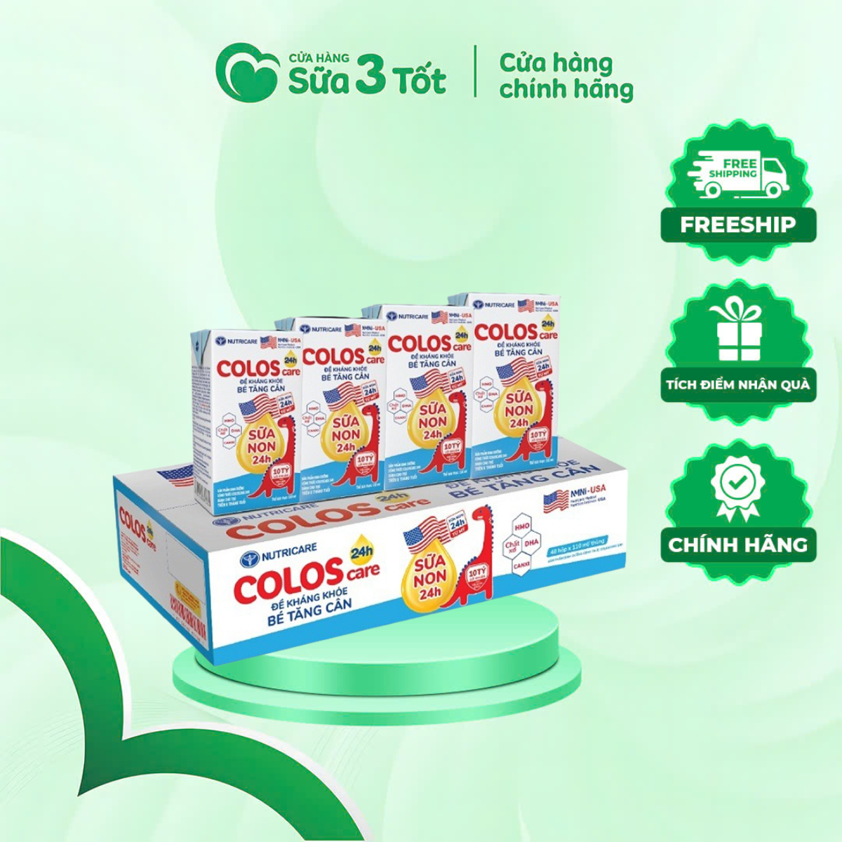 SBPS Colos Care 24H - Thùng 48 hộp - 110ML