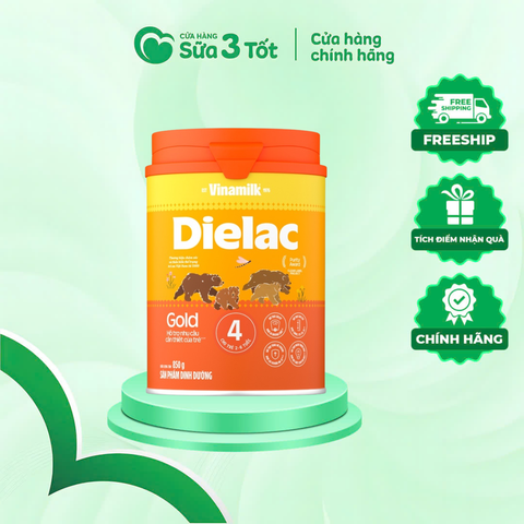 Sữa Bột Vinamilk Dielac Gold (2-6 Tuổi) - Số 4 - Lon 850G