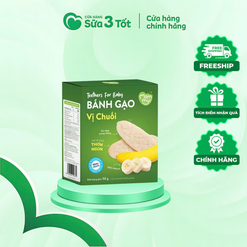 Bánh Gạo Dẹt Mămmy Vị Chuối