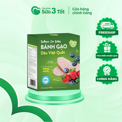 Bánh Gạo Dẹt Mămmy Vị Việt Quất