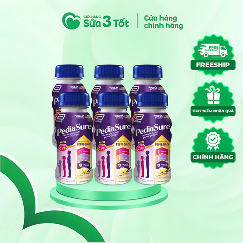SBPS Pediasure (Trẻ 1-10 Tuổi) -Lốc 6 Chai /  237Ml