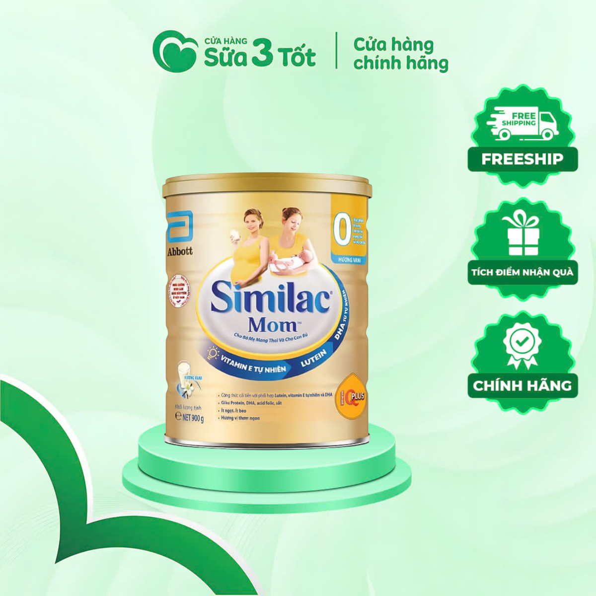 Sữa Bột Similac Mom - Lon 900G