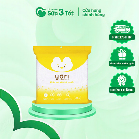 Khăn Vải Khô Đa Năng Yori - Túi 600G