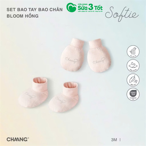 Set Bao Chân Bao Tay Bloom Hồng - Chaang