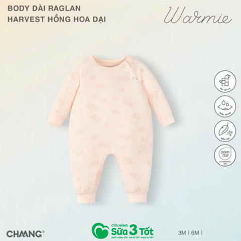 Body Dài Raglan Harvest Hồng Hoa Dại -Chaang