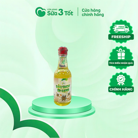 Dầu Ăn Dặm Sachi Ép Lạnh Supergreen - Chai 60Ml
