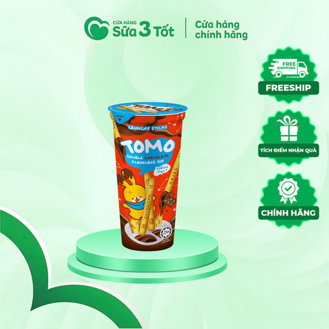 Bánh Quy Giòn Tomo Chấm Sốt Socola - 40g