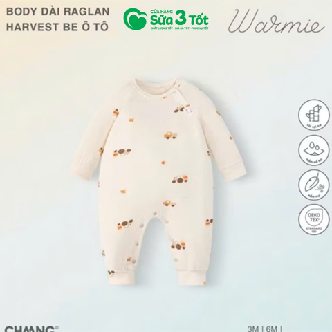 Bộ Body Dài Raglan Harvest Be Ô Tô -Chaang