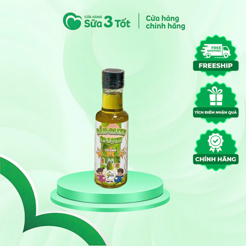 Dầu Ăn Dặm Olive Ép Lạnh Supergreen - Chai 100Ml