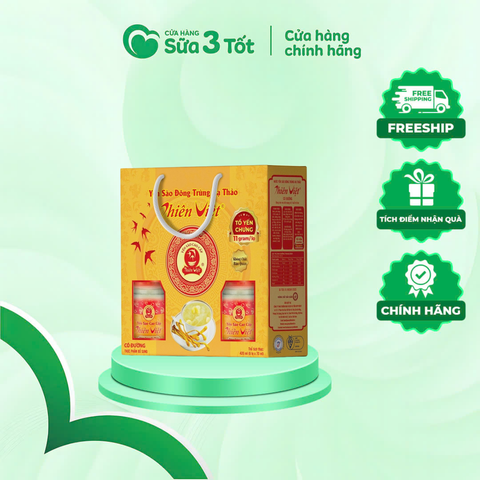 Yến Sào Thiên Việt Đông Trùng - Lốc 6 Hũ - 15%