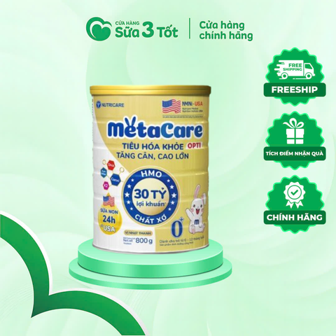 Sữa Bột Metacare HMO - Sữa Non 24H Số 0+ (0-12 Tháng) - 400G