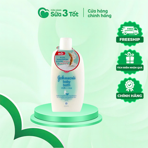Sữa Tắm Gạo Sữa Johnson's Baby - Chai 200ml