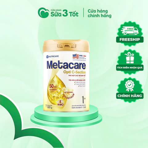 Sữa Bột Metacare Opti C - Section 1+ ( 1- 2 Tuổi ) - Lon 800g
