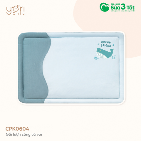 Gối Sơ Sinh Eco - Hình Cá Voi - Yori