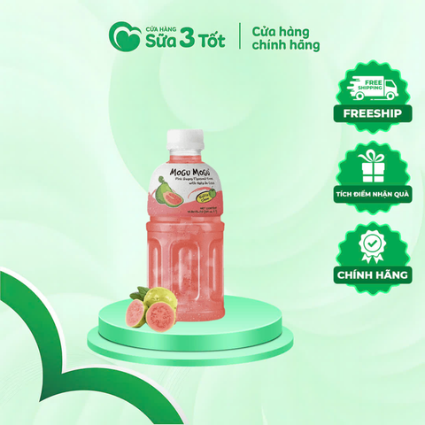 Nước Uống Mogu Mogu Vị Ổi Hồng - 320ml