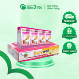 Thùng SBPS Baby Well Hương Dâu - Thùng 12 Lốc - 110ml