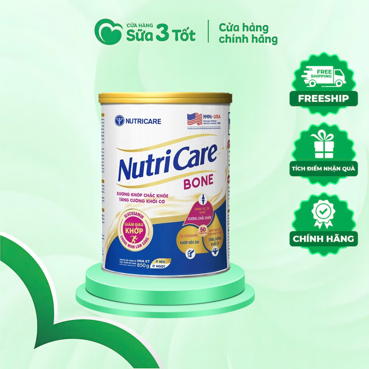 Sữa Bột Nutri Care Bone - 850G