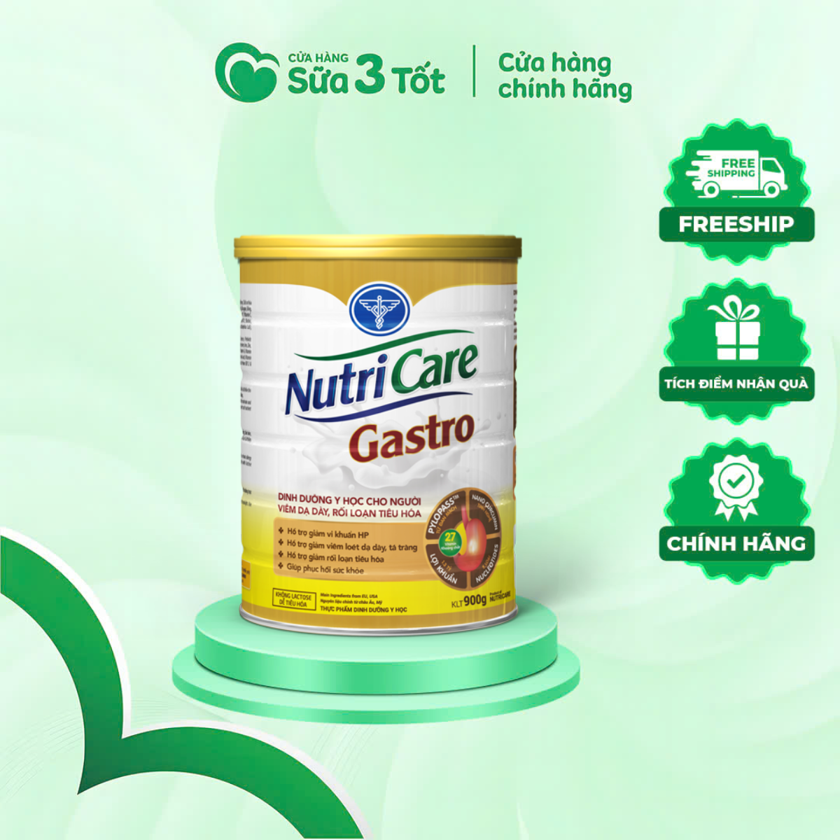 Sữa Bột Nutri Care Gastro - 900G