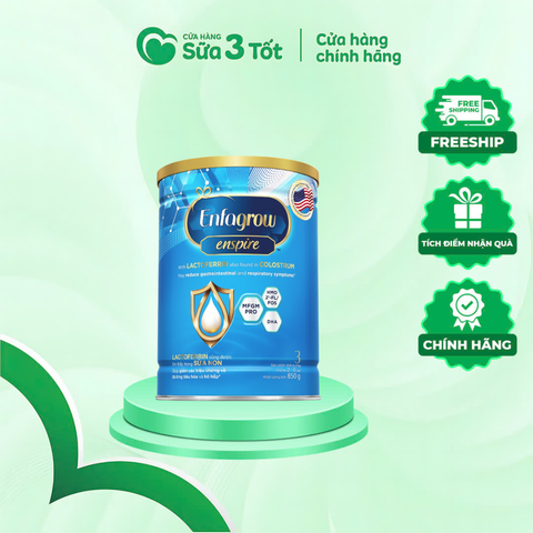 Sữa Bột Enfagrow Enspire Số 3 ( 2-6 Tuổi ) - Lon 850g