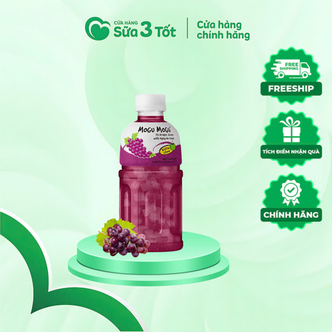 Nước Uống Mogu Mogu Vị Nho - 320m