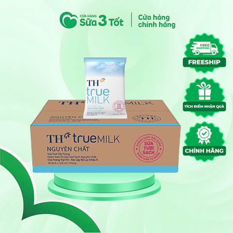 STTT TH NGUYÊN CHẤT 220ML - Thùng 48 Túi