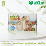 Khăn Sữa Nhăn Mipbi - Hộp 6 Cái