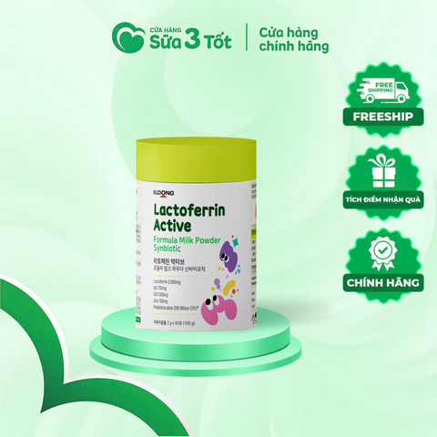 Lactoferrin Active Ildong Hàn Quốc 3500mg-Tăng đề kháng - Hộp 50 Gói