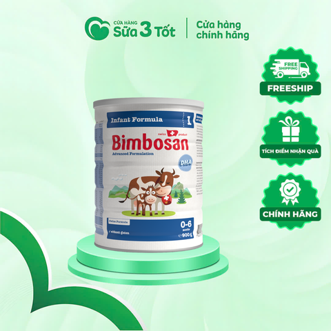 Sữa Bột Bimbosan Thụy Sĩ - Số 1 ( 0 - 6 Tháng ) - Lon 400g