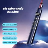  Bút Trình Chiếu PowerPoint Q301 – Tích Hợp Que Chỉ Laser, Không Dây, Pin Sạc Tiện Lợi 