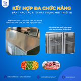  Tủ Bàn Mát Cánh Kính 1795MM. Gián Tiếp 