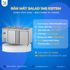 bàn mát salad 1m8 làm lạnh trực tiếp