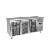  Bàn Mát 3 Cánh Kính, 339L KISTE KIS-XFT17RG, Công Nghệ Làm Lạnh Gián Tiếp 