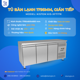  Tủ Bàn Mát Cao Cấp 1795MM, Gián Tiếp 